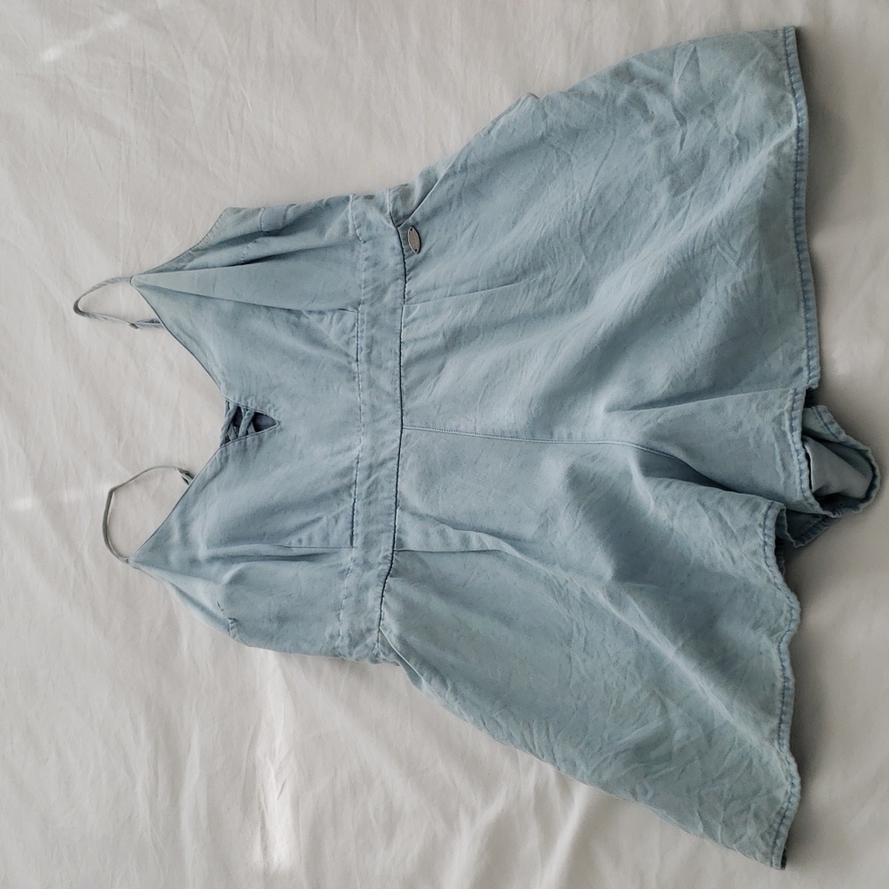 GUESS Denim Romper